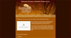 Desktop Screenshot of goldenerapfel.net